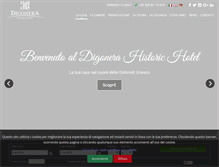 Tablet Screenshot of hoteldigonera.com